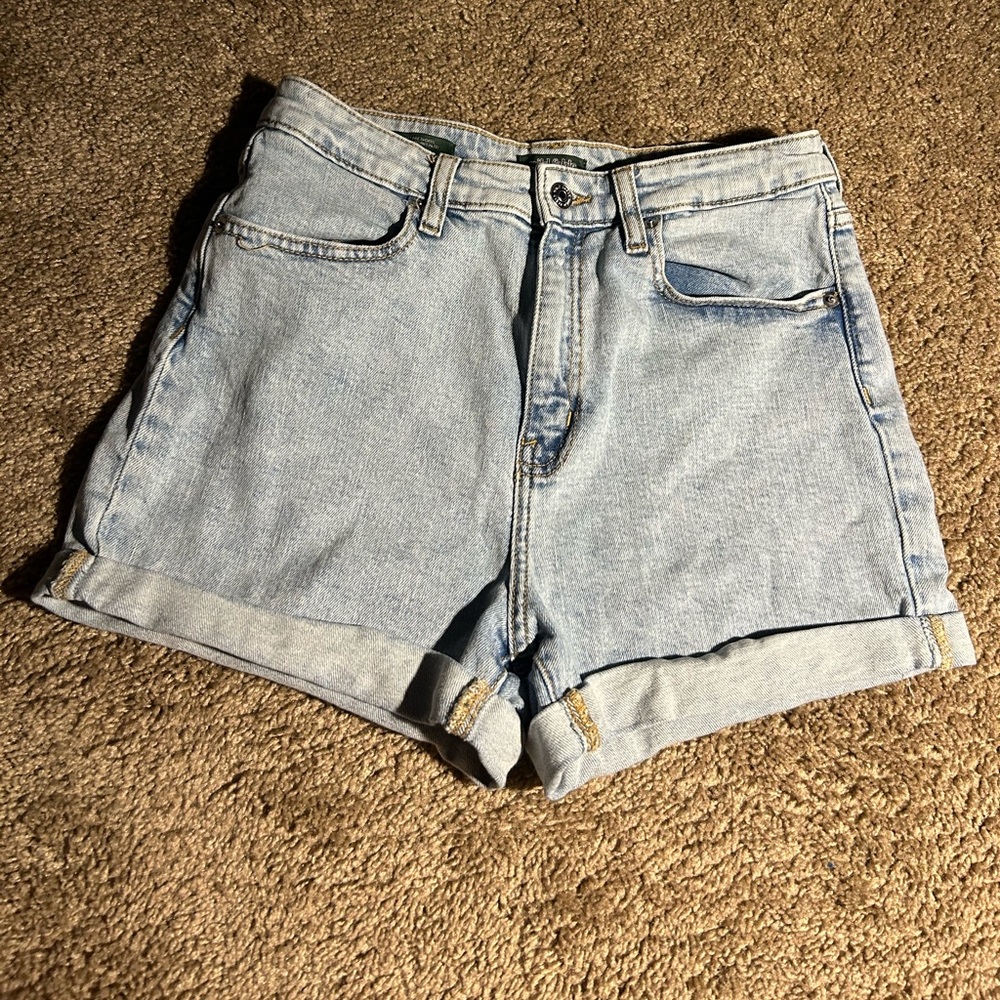 Light Wash Denim Shorts